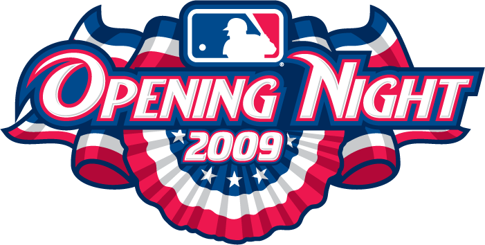 MLB Opening Day 2009 Special Event Logo v2 iron on heat transfer